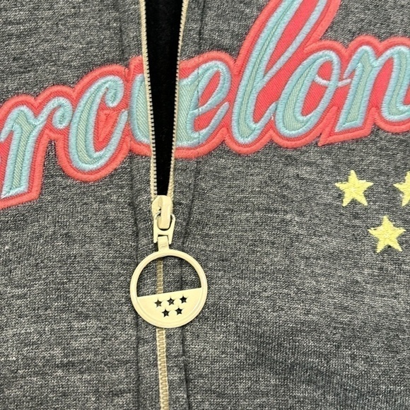 Vintage Blue Martin Original Barcelona zip front Sweatshirt - Picture 7 of 9